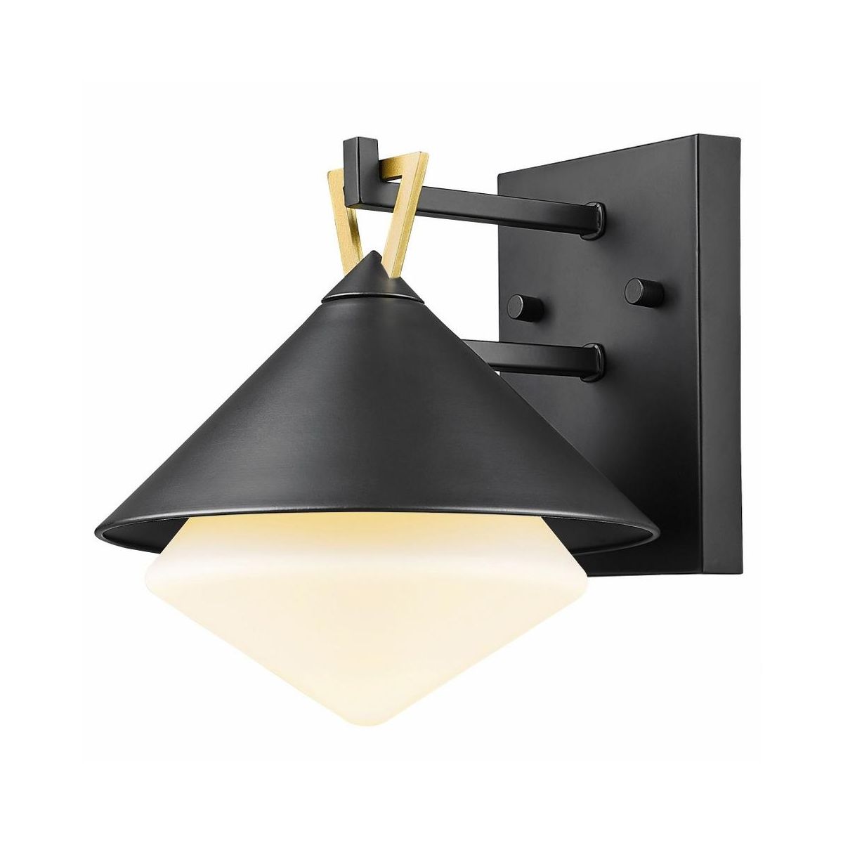 Acclaim Lighting Edmore 1 - Light Wall Light in Matte Black/Gold - thumbnail 5