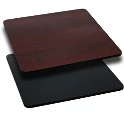 Emma and Oliver 42" Square Table Top with Reversible Laminate Top