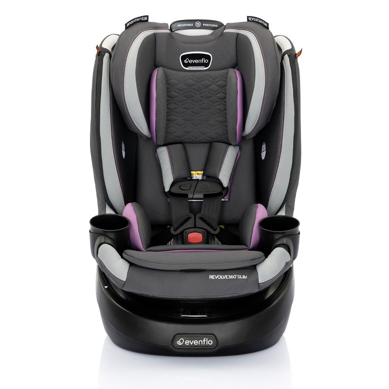Evenflo Revolve 360 Slim 2-in-1 Rotational Convertible Car Seat with Quick Clean Cover, 1 of 37