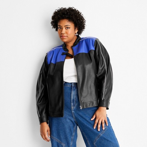 Women 90's Fashion Leather Jacket Vintage Leather Oversized Bomber  Jacket Outfit