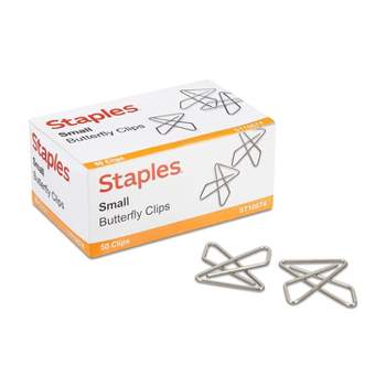Staples Magnetic Paper Clip Dispenser Clear/Black 3/Pack St10590/10590vs, Size: 4.5
