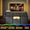 Dresser with Power Outlets and LED Lights, 55" W Dresser for Bedroom with 14 Drawers Dresser - 4 of 4