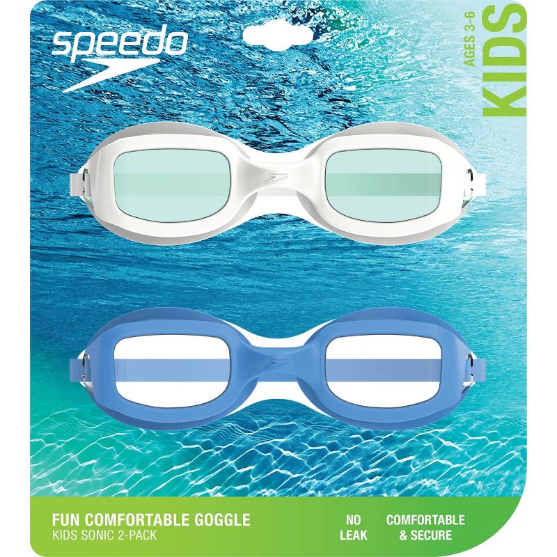 Speedo Kids' 2pk Sonic Swim Goggles, 4 of 5