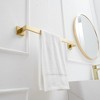 BWE 4-Piece Bath Hardware Set with Towel Bar Hand Towel Holder Toilet Paper Holder Towel Hook Square - 2 of 4