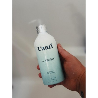 U-Wash Restorative Body Cleanser with African Black Soap & Shea Butter 10 oz.