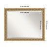 Amanti Art Carter Dark Gold Beveled Wood Framed Bathroom Vanity Wall Mirror - 3 of 4