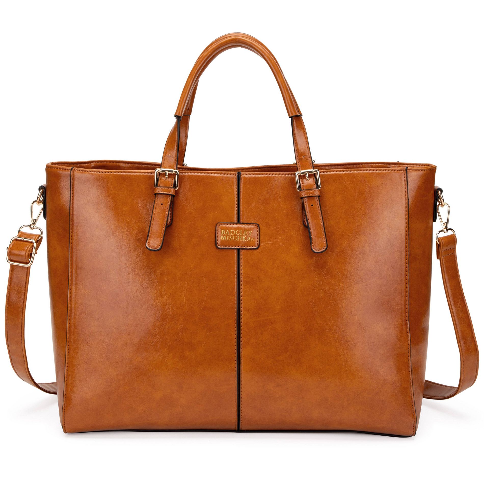Badgley Mischka Julia Travel Weekender Bag - Tan