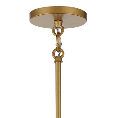 Titans Trace 2-Light Mini Pendant in Sand Coal and Honey Gold