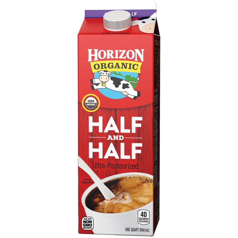 Horizon Organic Half &#38; Half - 1qt (32 fl oz), 5 of 7