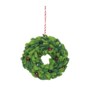 Gallerie II Boho Wreath & Beads Ornament - 1 of 3