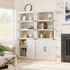 Farmhouse Bookcases with Doors, 5 Tier Bookshelf with Storage, 70 inch Tall Bookshelf and Bookcase - 4 of 4