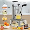 VEVOR Commercial French Fry Cutter with 4 Replacement Blades, 1/4″ & 3/8″ Blade Easy Dicer Chopper, 6-wedge Slicer & 6-wedge Apple Corer,Potato Cutter - 3 of 4