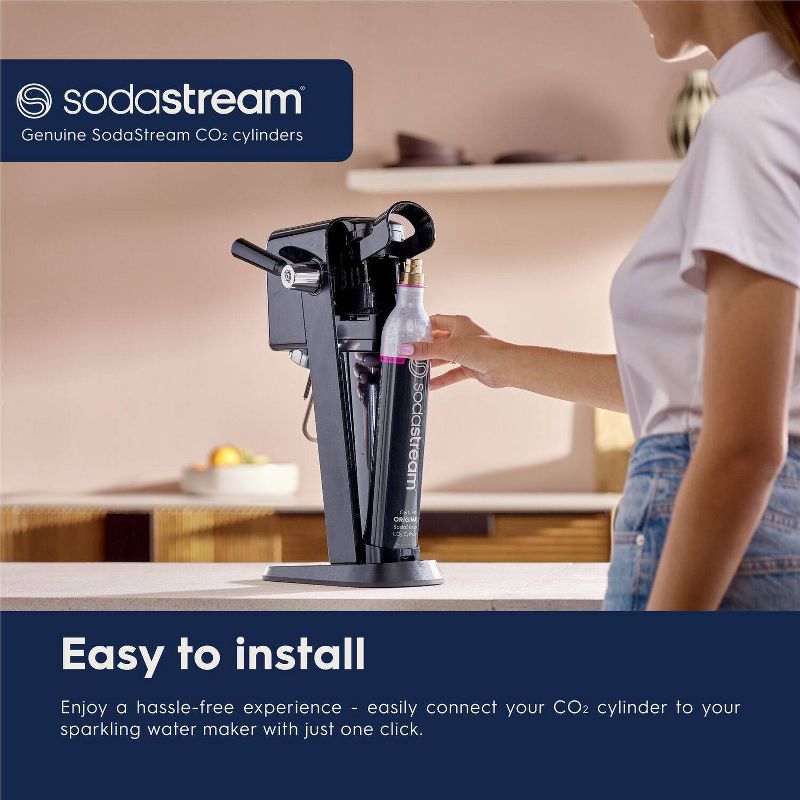 Sodastream Quick Connect Co2 Exchange Carbonator Set of 2 Plus Target Gift Card with Exchange, 3 of 11