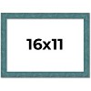 PosterPalooza | Simple Blue Picture Frame - UV Acrylic, Backing Board, Hanging Hardware Included - 2 of 4