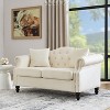 VYNXARIA sofa for Living Room,2 Seater Sofa Tufted Couch with Rolled Arms and Nailhead for Living Room,Bedroom - 3 of 4