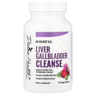 Divine Health Dr Colbert M.D. Liver Gallbladder Cleanse, 120 Veggie Capsules
