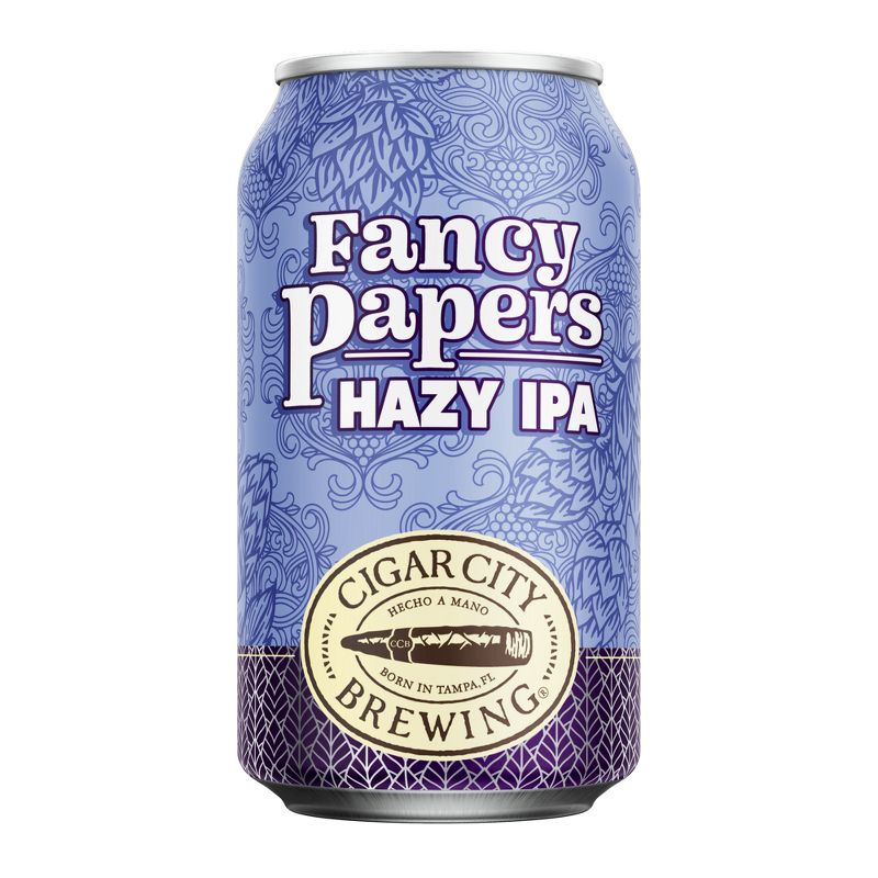 Cigar City Fancy Papers Hazy IPA Beer - 6pk/12 fl oz Cans, 2 of 4