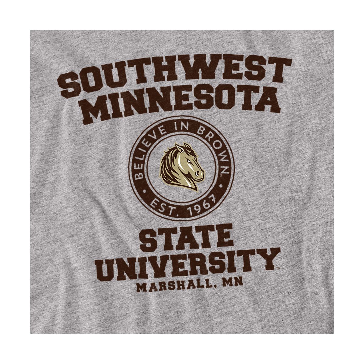 Men's Southwest Minnesota State University Official Circle Logo T-Shirt - thumbnail 2