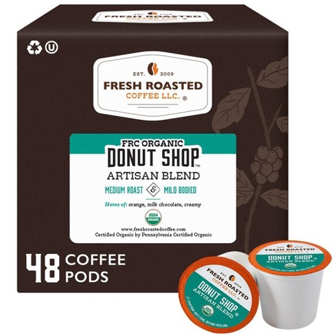 Donut Shop Blend, Medium Roast, Single Serve Coffee Pods for