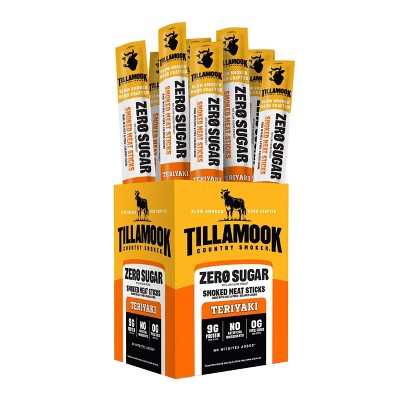 Tillamook Zero Sugar Teriyaki Individually Wrapped Meat Stick - 9g Protein - 1oz