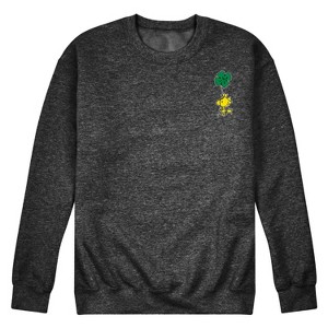 Men's - Peanuts - Woodstock Clover Graphic Fleece Sweatshirt - 1 of 4