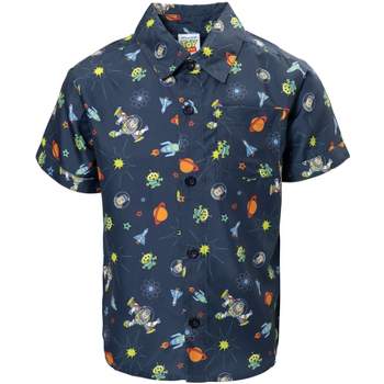 Disney Toy Story Mickey Mouse Cars Nightmare Before Christmas Button Down Shirt Toddler to Big Kid