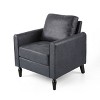 Modern Club Chairs Upholstered Club Chair Single Sofa Chair For Living Room-Christopher Knight Home - 2 of 4