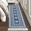 Area Rug, Machine Washable Tassel Rugs for Living Room, Indoor Non-Slip Front Door Mat, Stain Resistant Floor Cover Carpet, Bordered - 4 of 4