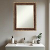 Amanti Art Ridge Light Bronze Petite Bevel Bathroom Wall Mirror 30 x 24 in. - 4 of 4