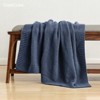 Itopfox Soft Cozy Cable Knit Throw Blanket for Couch and Bed, Lightweight Warm Decorative Farmhouse Style in Dusty Blue - 4 of 4