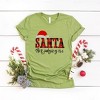 Simply Sage Market Women's Santa Stop Judging Me Plaid Short Sleeve Graphic Tee - 3 of 4
