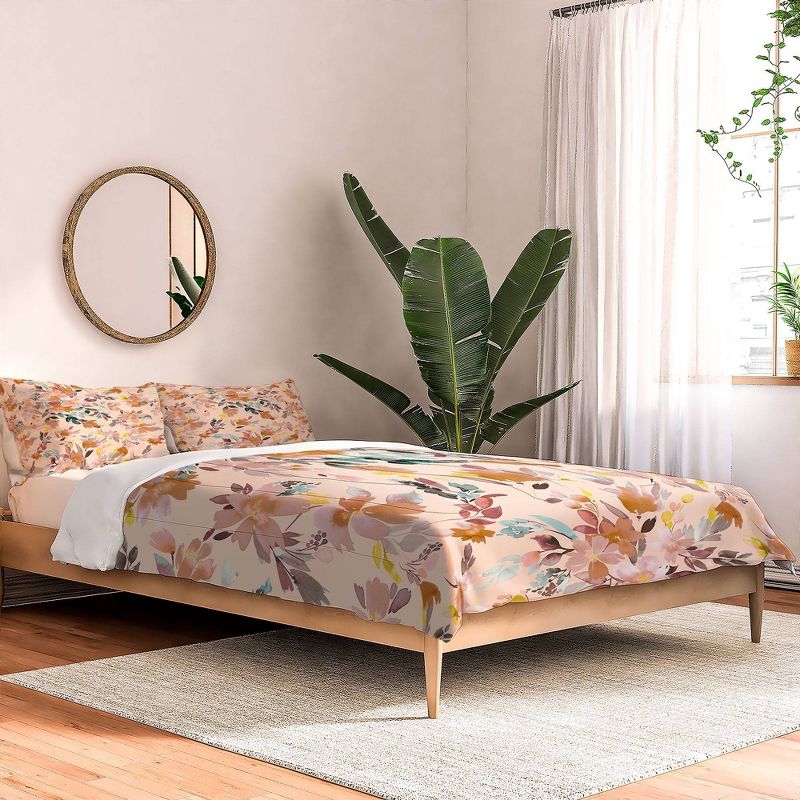Ninola Design Summer Moroccan Floral 100% Cotton Comforter Set - Deny Designs, 3 of 6