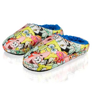Seven Times Six SpongeBob Squarepants Slippers Adult Scuff Slide Slipper Socks - 1 of 4