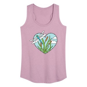 Women's - Instant Message - Spring Graphic Racerback Tank - 1 of 4