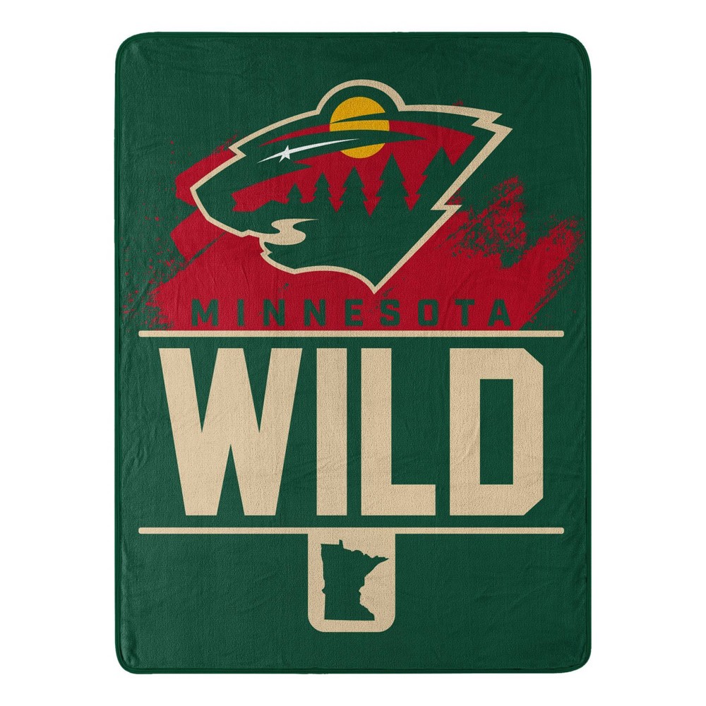 Photos - Duvet NHL Minnesota Wild Micro Throw Blanket
