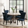 WestinTrends  Velvet Upholstered Tufted Dining Chairs (Set of 4) - 2 of 4