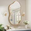 Beautyolove Irregular Aluminum Alloy Framed Wall Mirror Asymmetrical Wall Mirror - 3 of 4