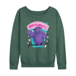 Women's - IF Movie - Anything's Possible Lightweight French Terry Slouchy - 1 of 4