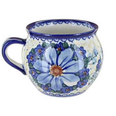 Blue Rose Polish Pottery 56 Vena Bubble Soup Mug