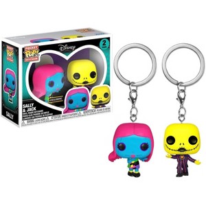 Funko Pop Pocket Before Christmas Sally & Jack Black Light Pocket Pop Exclusive - 1 of 1