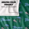 Tulane University Logo Pattern Silky 50x60 Blanket, 1 Sided - 4 of 4