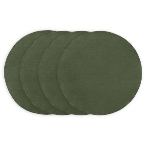 Solino Home Linen Round Placemats | Vesta - 1 of 4