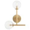 Quorum Lighting Rovi 2 - Light Sconce in  Aged Brass - 3 of 4