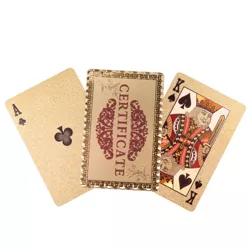 Trademark Poker 24K Gold Poker/Blackjack/Rummy Playing Cards