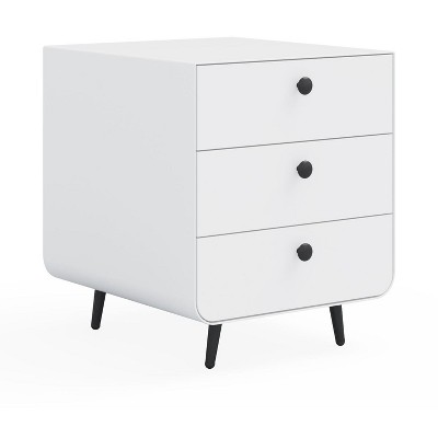 NicBex Drawer Dresser for Bedroom,Modern Style Drawers with Black Round Handle ,Dressers for Kids Room,Living Room,Entry and Hallway,White