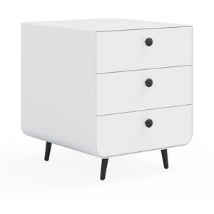 NicBex Drawer Dresser for Bedroom,Modern Style Drawers with Black Round Handle ,Dressers for Kids Room,Living Room,Entry and Hallway,White - 1 of 4