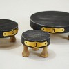 VIP Wood 7 in. Black Numbered Risers Set of 3 - 4 of 4
