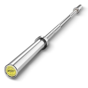 7Ft Barbell Bar for Power Lifting and Weightlifting, 1000LBS Capacity, 2 Inch Barbell 45 Lbs for Squats, Curls, Deadlifts - 1 of 4