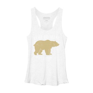 Adult Design By Humans I Like Big Bears And I Cannot Lie By Wholesome Racerback Tank Top - 1 of 2