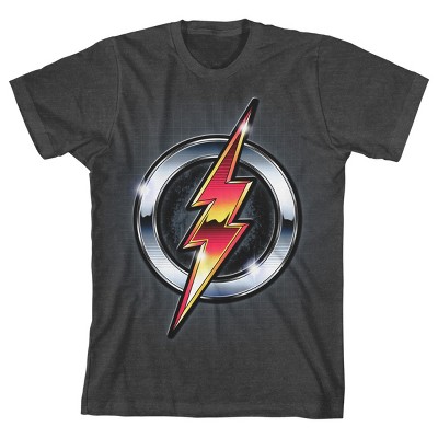 Flash Chrome Logo Boy's Heather T-shirt : Target